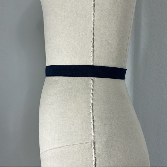 💙 New Prada Elastic Belt with metallic logo navy with the box - Picture 2 of 9